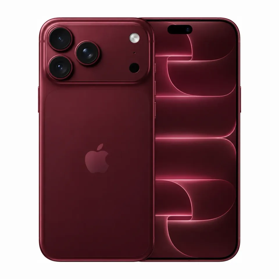 iPhone 18 Pro Max nuevo y sellado, Borgoña: ilustración del reverso