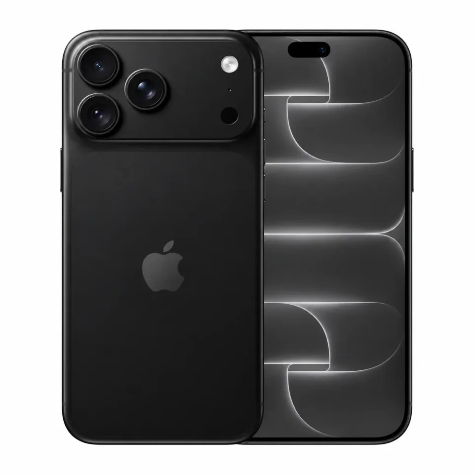 iPhone 18 Pro Max nuevo y sellado, Negro: ilustración del reverso